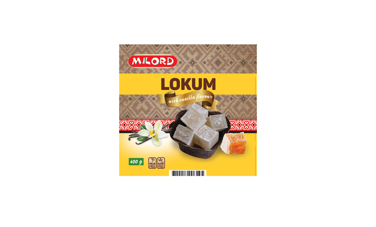 ЛОКУМ ВАНИЛА 400 ГР МИЛОРД