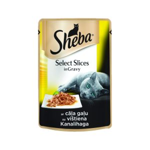 Sheba – Храна за мачки пилешко месо 85g