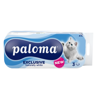 ПАЛОМА – ТОАЛЕТНА ХАРТИЈА НАТУРАЛ БЕЛА 10/1
