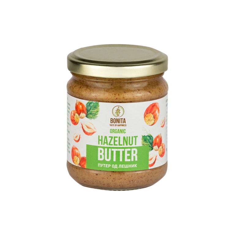 Бонита Органски путер од лешник 200гр