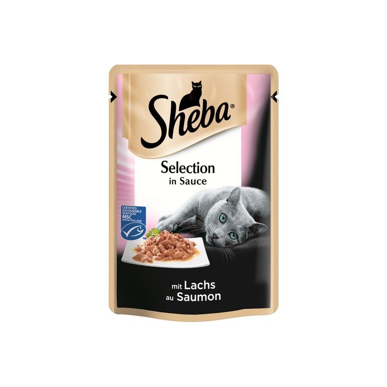 Sheba – Храна за мачки лосос 85g