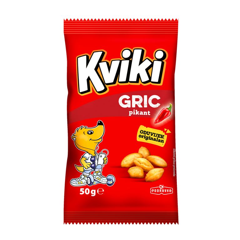 КРЕКЕРИ КВИКИ ГРИЦ 50 ГР ПИКАНТ