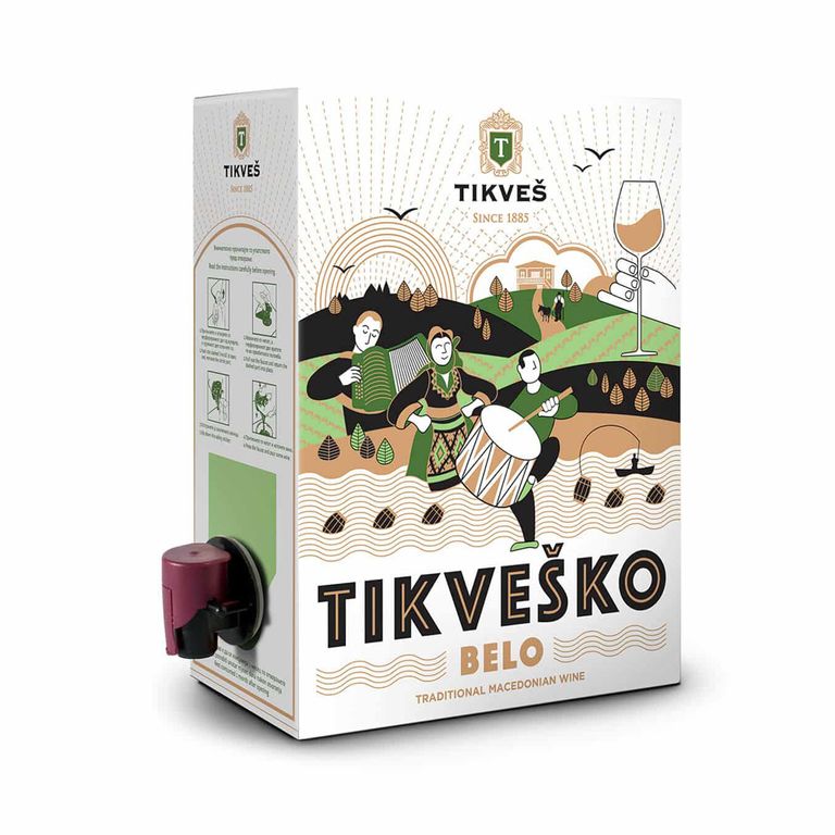 ТИКВЕШ БЕЛО ВИНО 3 Л