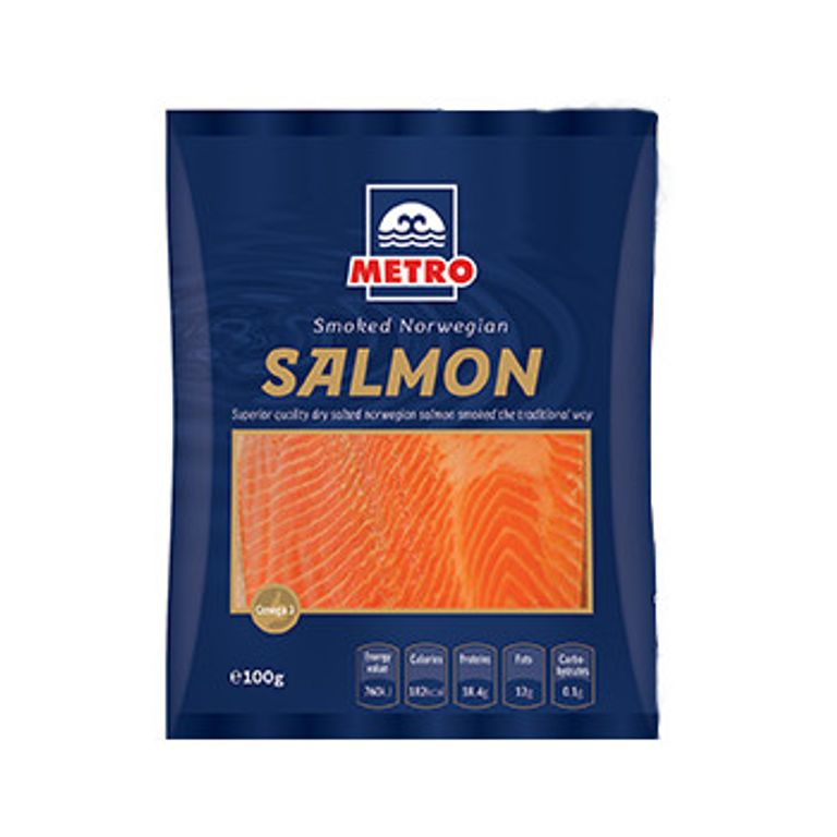 МЕТРО ЛАДНО ЧАДЕН ЛОСОС 100 ГР (ЗАМРЗНАТО)