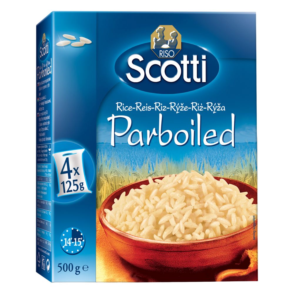 Scotti Rico-Полуподготвен ориз 4x125g