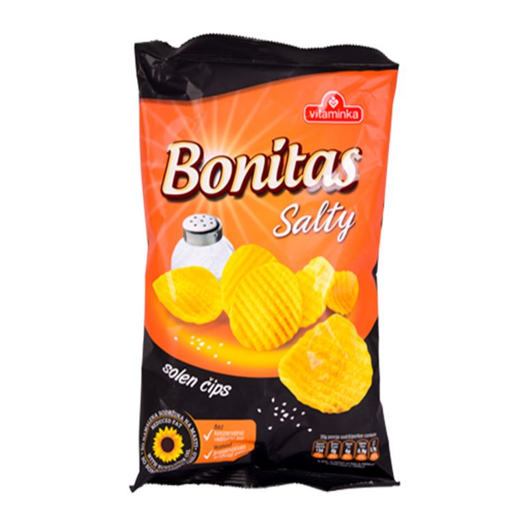 БОНИТАС ЧИПС СОЛЕН РЕБРАСТ 30 ГР