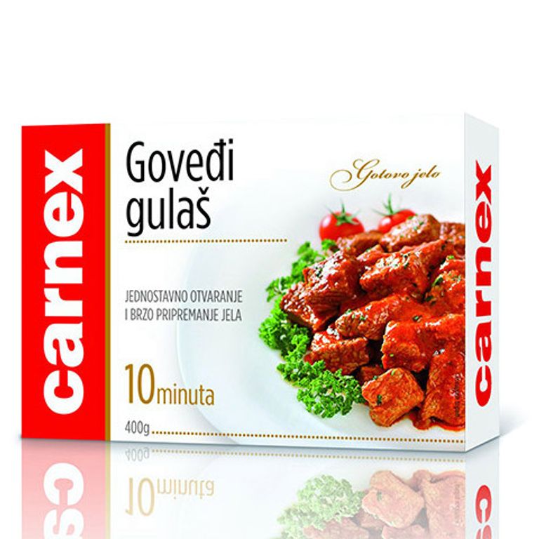 КАРНЕКС ГОВЕДСКИ ГУЛАШ 400 ГР