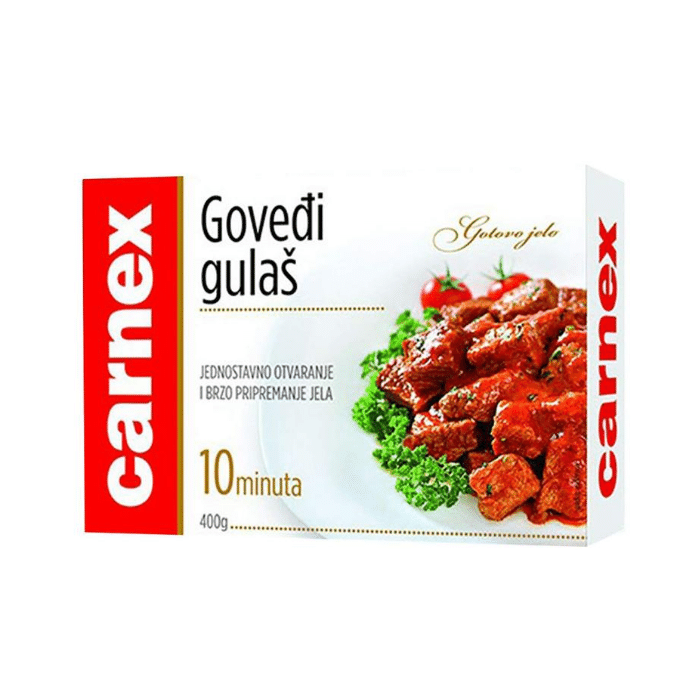 КАРНЕКС ГОВЕДСКИ ГУЛАШ 400 ГР