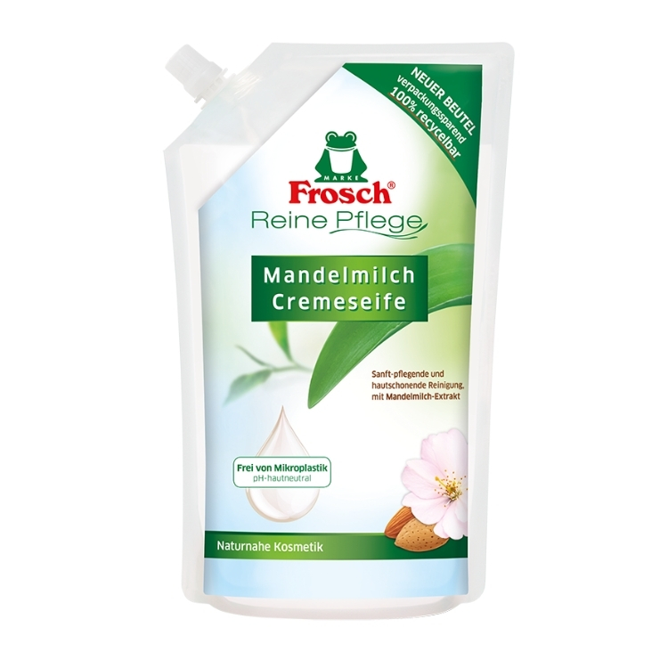Frosch Almond Milk Течен сапун Рефил 500мл