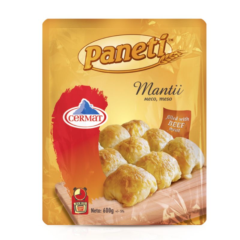ПАНЕТИ МАНТИИ СО МЕСО 600 ГР (ЗАМРЗНАТО)