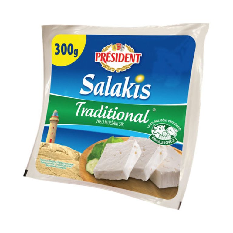 ПРЕЗИДЕНТ САЛАКИС МЕШАНО СИРЕЊЕ 300 ГР