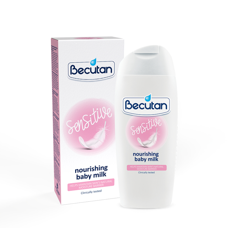 БЕКУТАН СЕНЗИТИВ МЛЕКО ЗА ТЕЛО ЗА БЕБЕ 200 МЛ