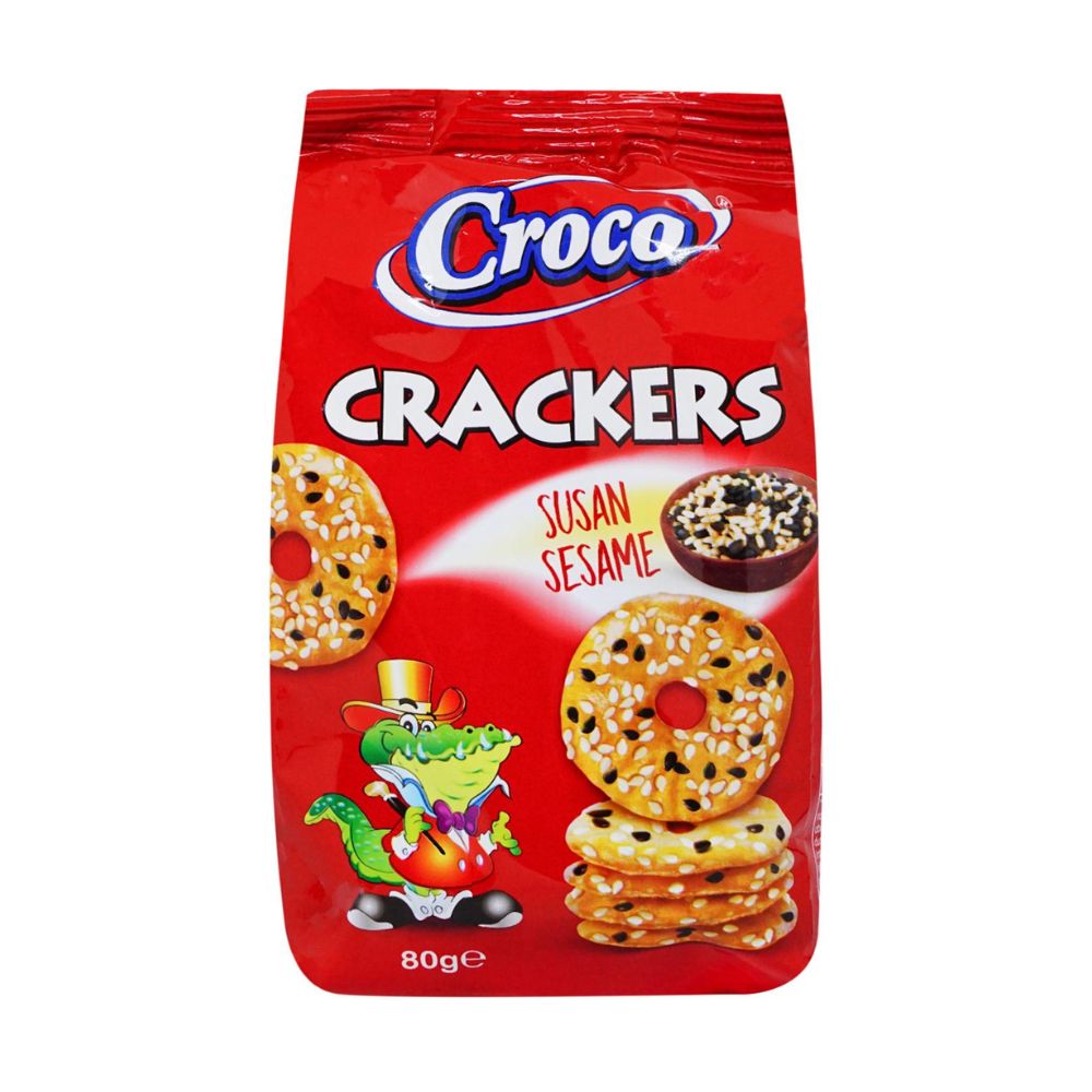 КРОКО СУСАМ КРЕКЕРИ 80 Г