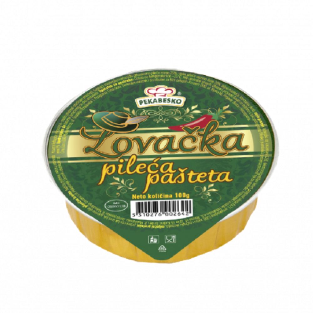 ПЕКАБЕСКО ЛОВЕЧКА ПИЛЕШКА ПАШТЕТА 100 ГР