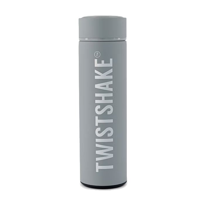 TWISTSHAKE 78302 Термос шише Пастелно Сиво 420мл