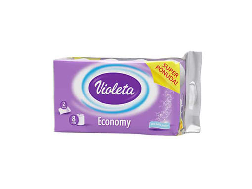 ТОАЛЕТНА ХАРТИЈА ВИОЛЕТА ЕКОНОМИ 8/1