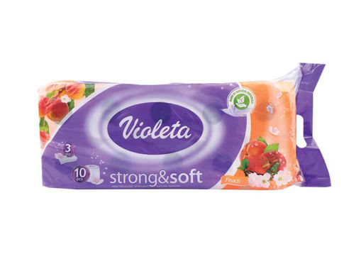 ТОАЛЕТНА ХАРТИЈА ВИОЛЕТА ПРАСКА 8+2 ГРАТИС