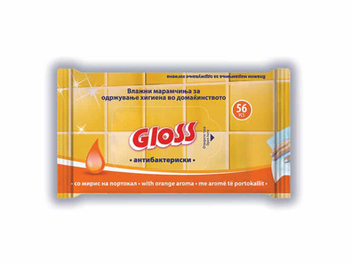 ГЛОС АНТИБАКТЕРИСКИ ВЛАЖНИ МАРАМИЦИ ПОРТОКАЛ 56/1