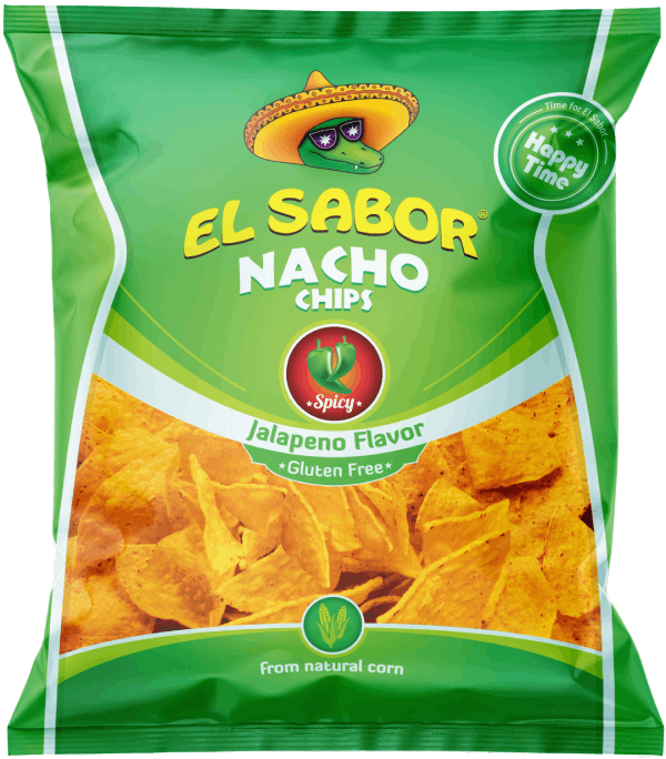 ЕЛ САБОР НАЧО ЧИПС ХАЛАПЕНО 100 ГР