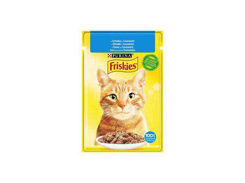 ФРИСКИС ПРЕЛИВ ЗА МАЧКИ ЛОСОС (4*85 ГР)