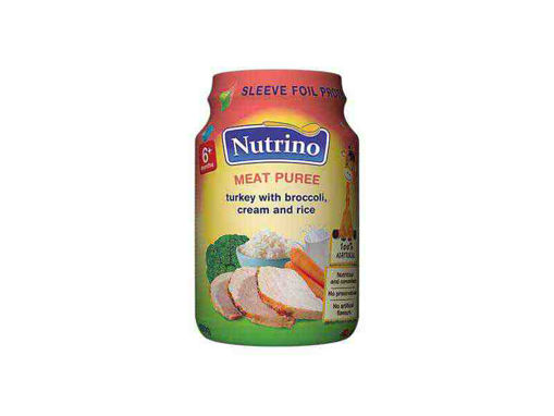 ПИРЕ ОД МЕСО НУТРИНО-МИСИРКИНО, БРОКУЛА, ПАВЛАКА И ОРИЗ 190 ГР