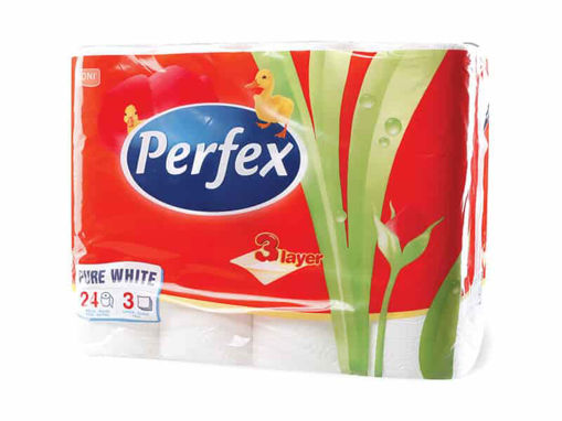 ПЕРФЕКС – ТОАЛЕТНА ХАРТИЈА ТРОСЛОЈНА 24/1
