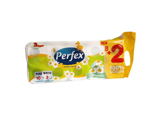 ПЕРФЕКС ТОАЛЕТНА ХАРТИЈА КАМИЛИЦА 3 СЛ. 10/1