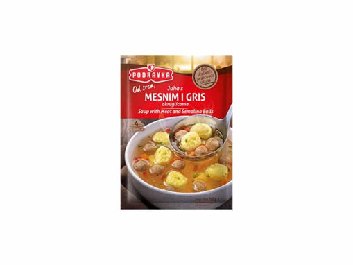 ПОДРАВКА СУПА СО МЕСНИ И ГРИЗ КНЕДЛИ 52 ГР