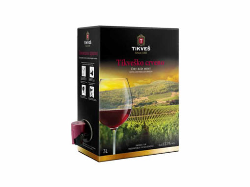ТИКВЕШ ТИКВЕШКО – ВИНО ЦРВЕНО 3 Л