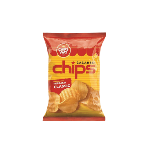 ЧИПС ВЕЈ – ЧИПС РЕБРАСТ 230 Г
