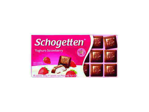 ШОГЕТЕН ЧОКОЛАДО СО ЈОГУРТ И ЈАГОДА 100 ГР