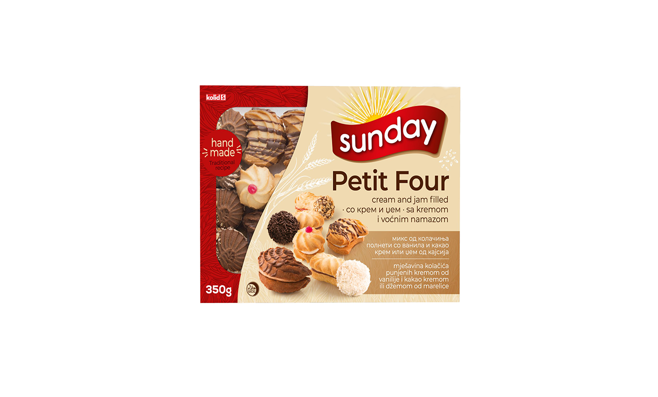 КОЛАЧИ ПЕТИТ 350 ГР МИКС САНДЕЈ