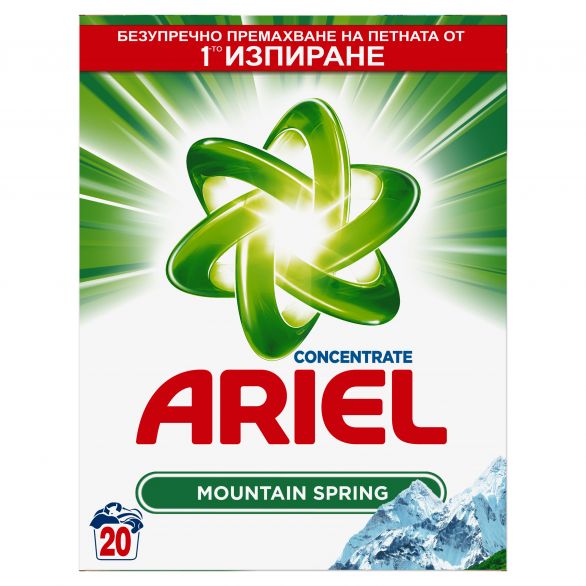 АРИЕЛ ДЕТЕРГЕНТ МАУНТАИН СПРИНГ 1.3 КГ, 20 ПЕРЕЊА 1300