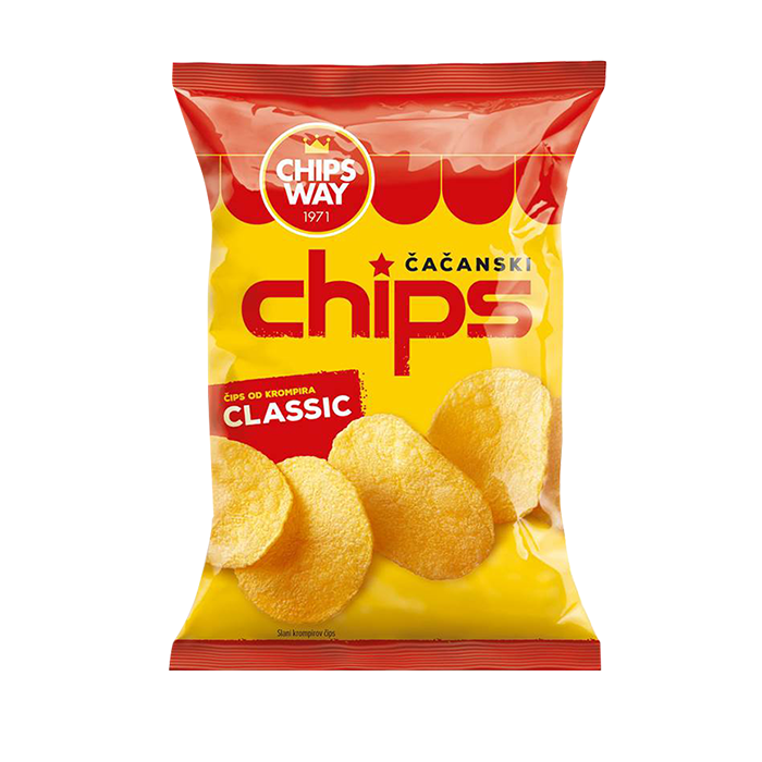 ЧИПС ВЕЈ ЅАЅИКИ РЕБРЕСТ 150 ГР