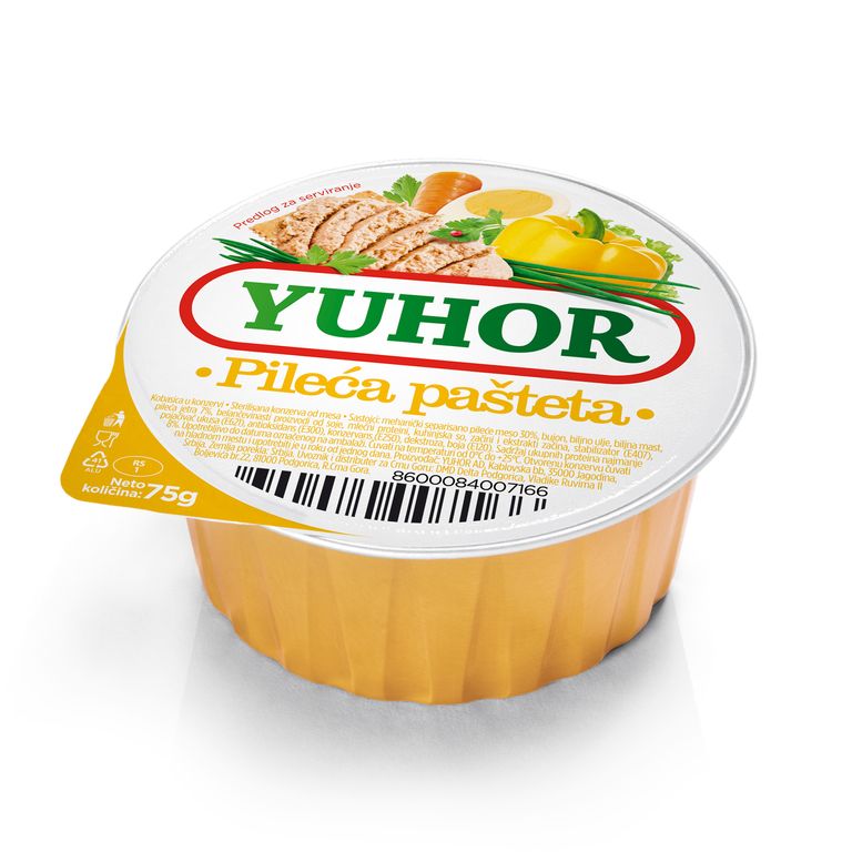 ЈУХОР ПИЛЕШКА ПАШТЕТА 75 ГР
