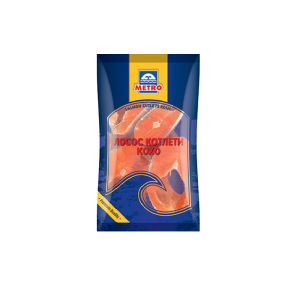 МЕТРО – РИБА ЛОСОС КОТЛЕТИ КОХО 1 КГ