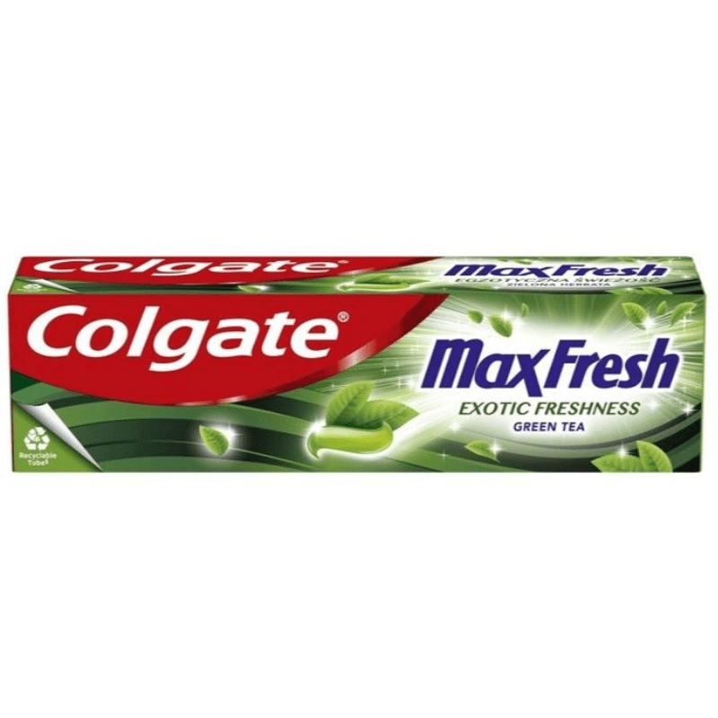 КОЛГЕЈТ ПАСТА ЗА ЗАБИ МАКС ФРЕШ ЗЕЛЕН ЧАЈ 75 МЛ