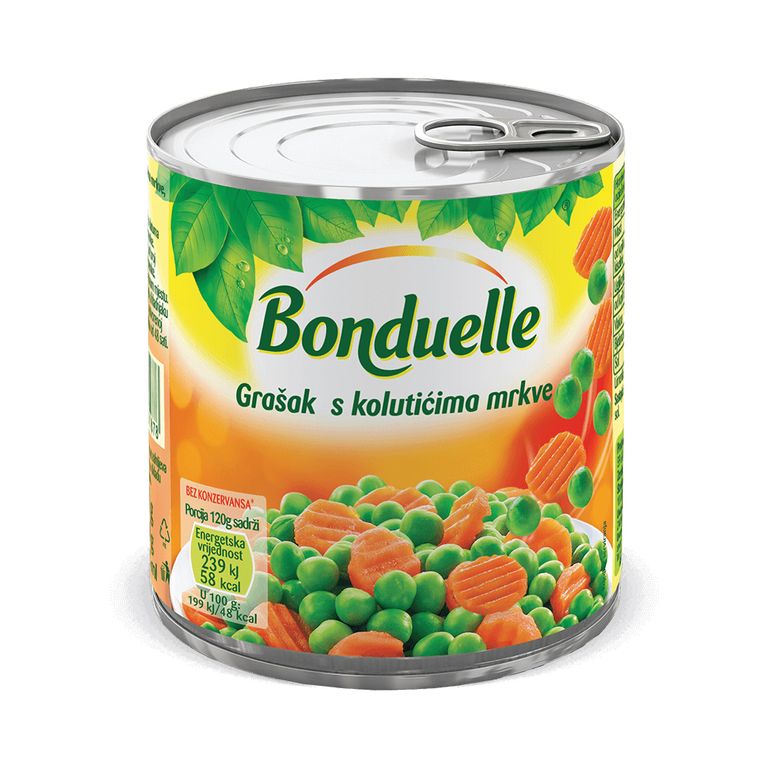 БОНДУЕЛ ГРАШОК СО МОРКОВИ 425 МЛ