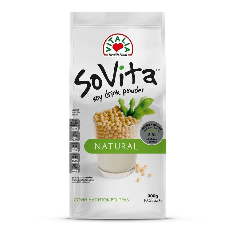 ВИТАЛИА СОВИТА НАТУРАЛ РАСТИТЕЛНО МЛЕКО ОД СОЈА ВО ПРАВ 300 ГР