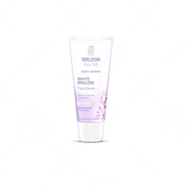 WELEDA Baby Derma Крем за лице од бел слез, 50 мл