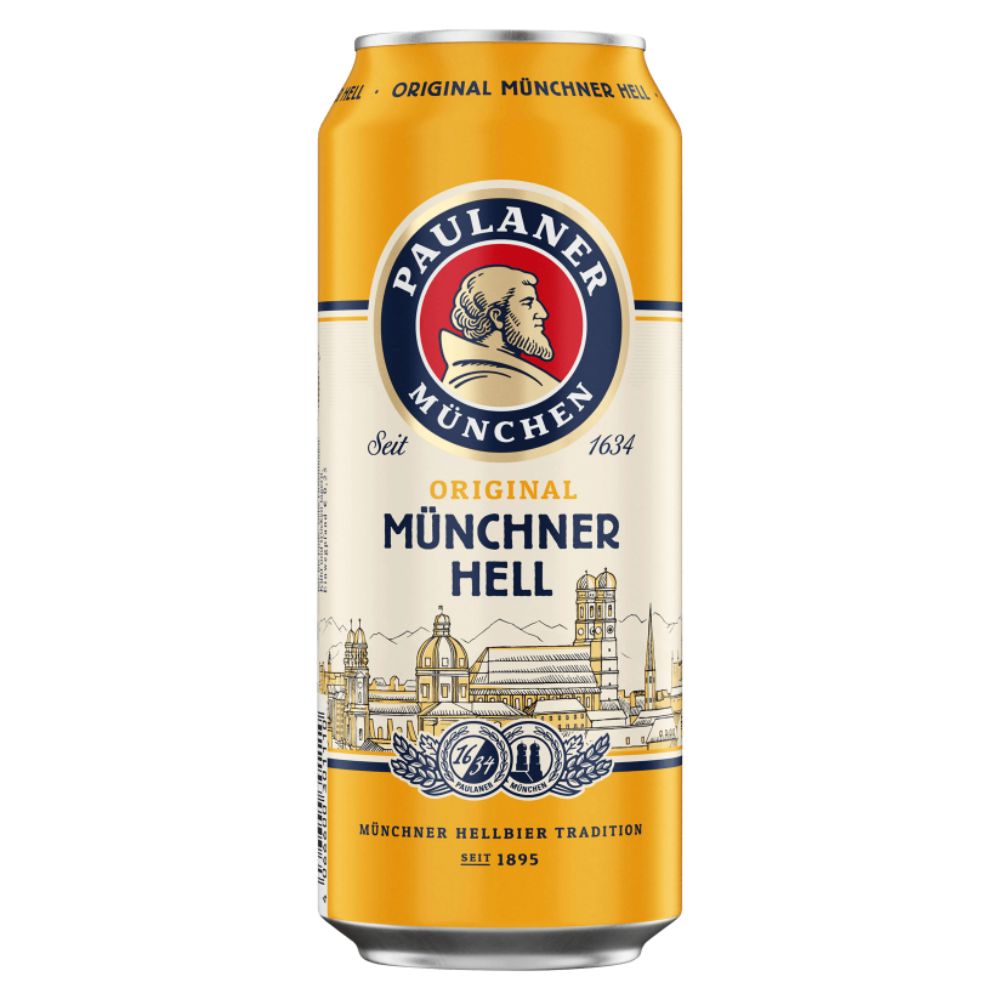 ПИВО ПАУЛАНЕР МУНХНЕР ХЕЛЛ 500 МЛ.ЛИМЕНКА