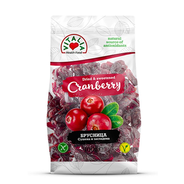 ВИТАЛИА БРУСНИЦА СУШЕНА 100 ГР