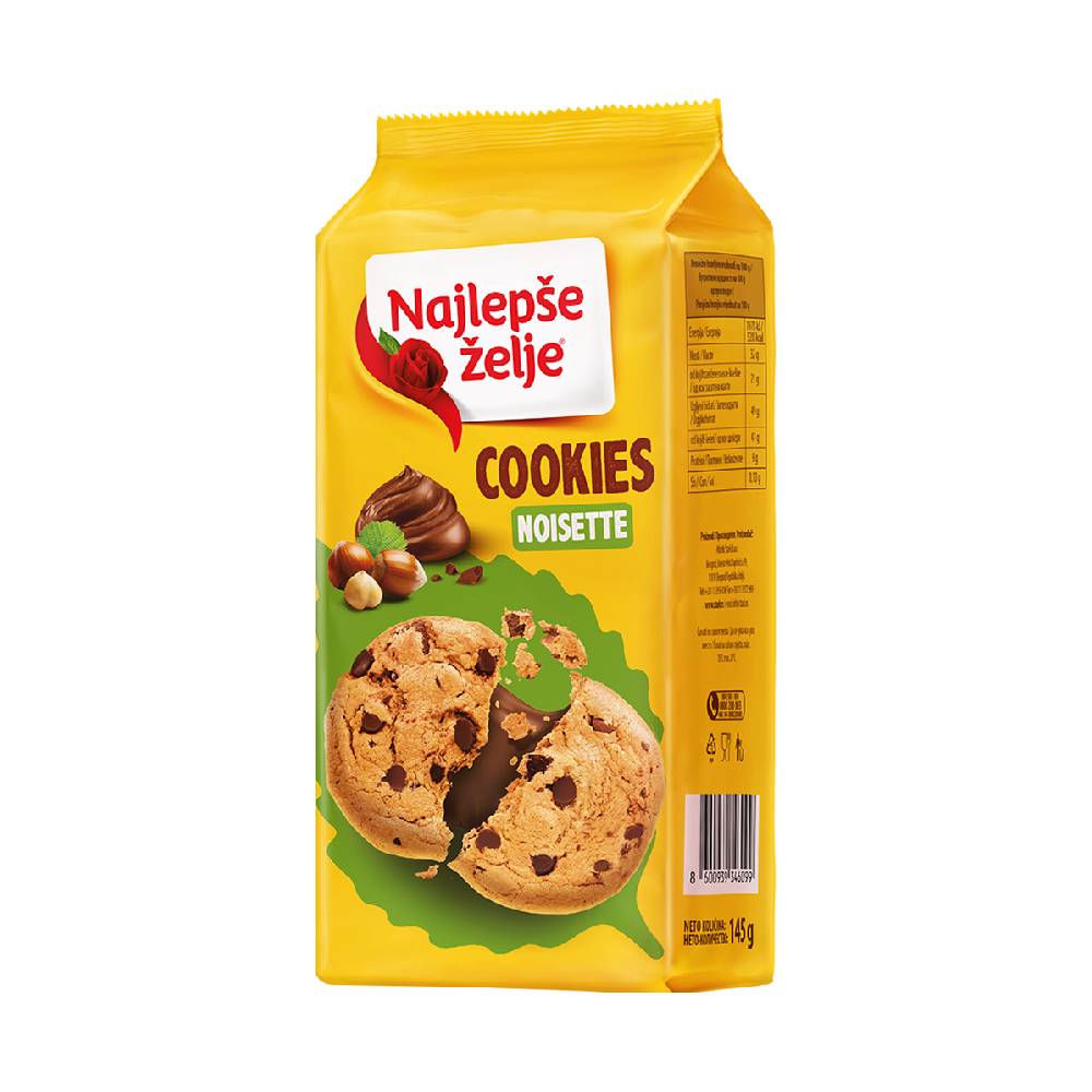 БИСКВИТИ НАЈЛЕПШЕ ЖЕЉЕ НОИСЕТ 145 ГР