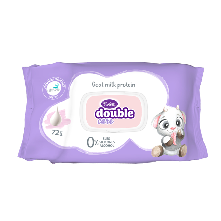 ВИОЛЕТА ВЛАЖНИ МАРАМИЦИ ЛОСИОН КОЗЈО МЛЕКО 72/1