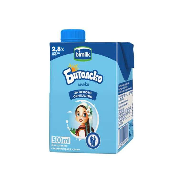 БИТОЛСКО МЛЕКО 2.8% ММ 0.5Л