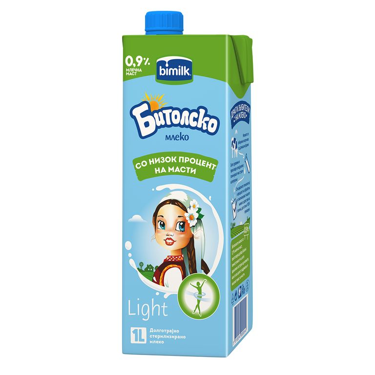 БИМИЛК БИТОЛСКО МЛЕКО 0,9% 1 Л