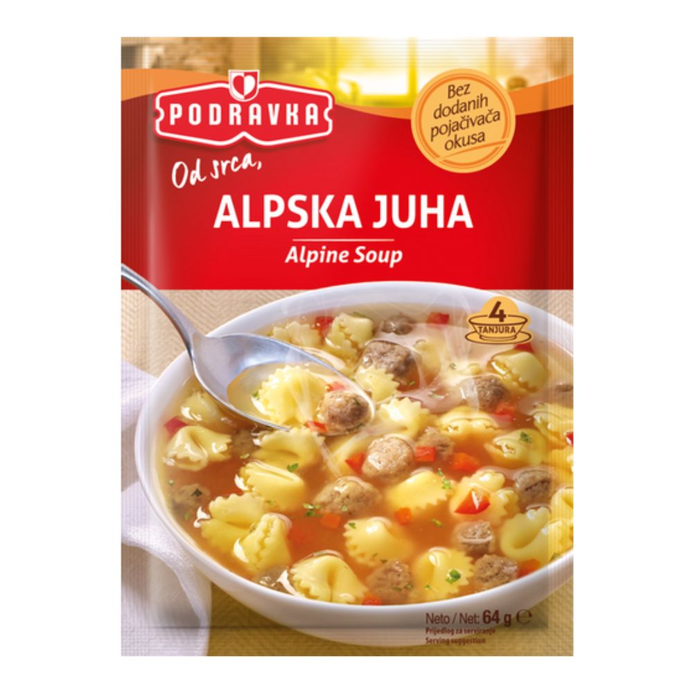 ПОДРАВКА АЛПСКА СУПА 4 ПОРЦИИ 64 ГР