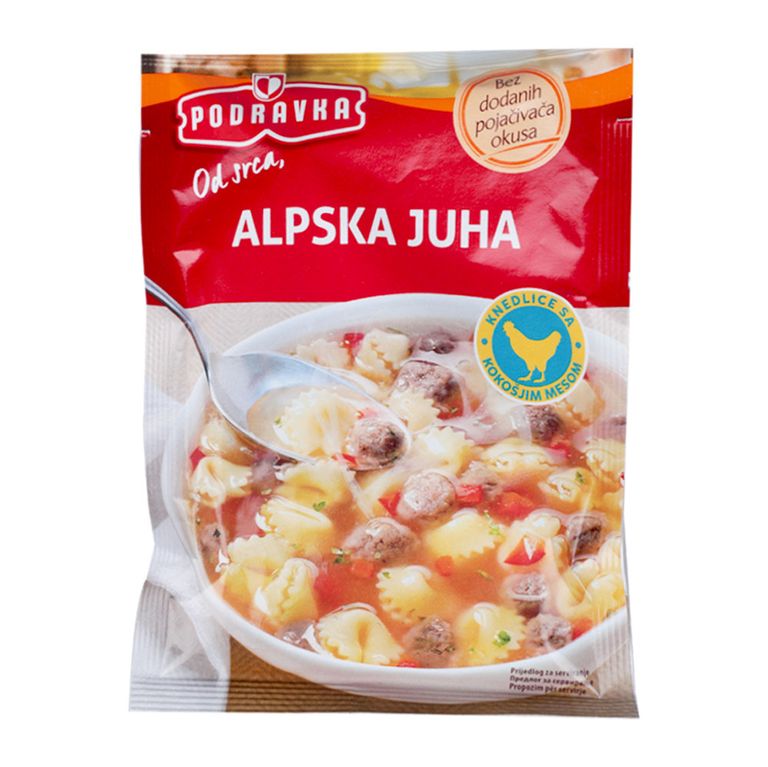 СУПА АЛПСКА КОКОШКИНО МЕСО ПОДРАВКА 67 Г