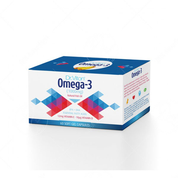 ДР. ВИТОН ОМЕГА 3, ВИТАМИН Д3 И ВИТАМИН Е, 60 КАПСУЛИ
