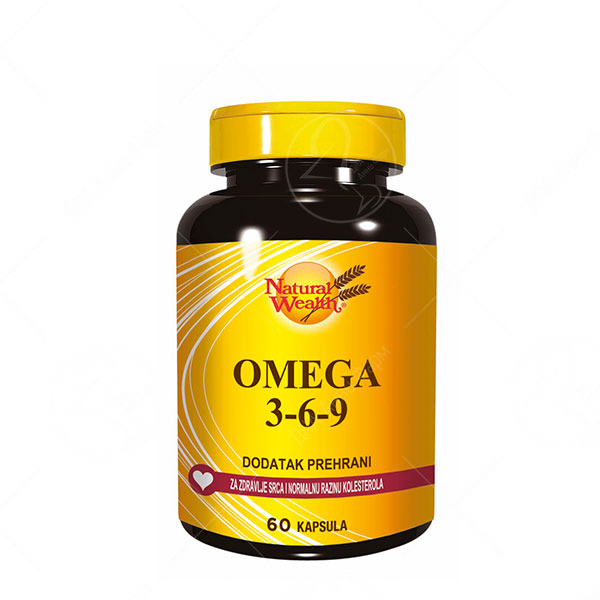 NATURAL WEALTH Омега 3-6-9, 60 капсули
